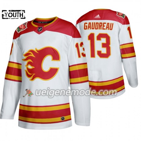 Kinder Eishockey Calgary Flames Trikot Johnny Gaudreau 13 Adidas 2019 Heritage Classic Weiß Authentic